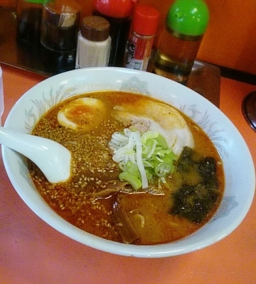 「イチバンみそ 680円 +小ライス50円」@萬来 一ノ割店の写真