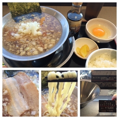 「背脂ラーメンセット 780円」@栄PA(下り)スナックコーナーの写真