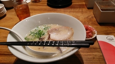 「白丸元味　振る舞いラーメン無料」@博多一風堂 駒沢公園店の写真