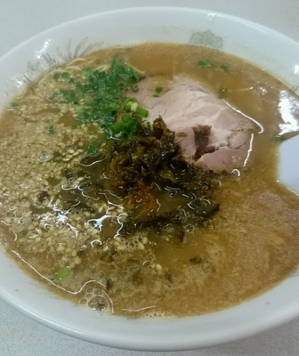 「高菜ラーメン」@長浜ら〜めん とんこつ屋の写真