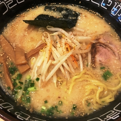 「白みそらーめん」@ゆうきや つくば学園店の写真