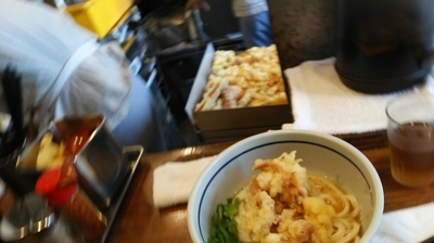 「冷とり天ぶっかけ420円」@おにやんまの写真