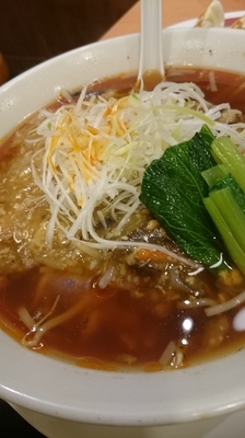 「酸辣湯麺ギョーザセット８５３円」@幸楽苑 新橋烏森店の写真