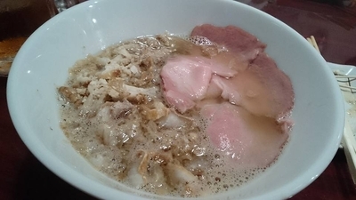 「油かすそば」@麺鶏 宮崎郷土料理どぎゃん 立売堀店の写真