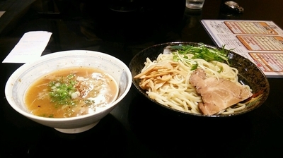 「白湯つけめん（750円）」@らぁ麺のお店 三色の写真