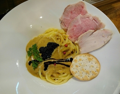 「【限定】フォアグラムースの和えそば」@麺庵 小島流の写真