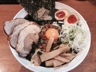 「まぜそば　あさひ盛」@麺処 あさひの写真