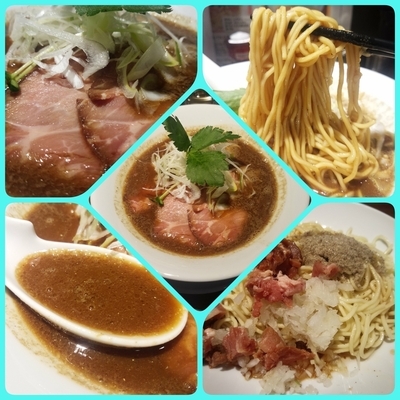 「超濃厚烏賊煮干中華そば＋替え玉（油そば風）」@麺屋 ねむ瑠の写真