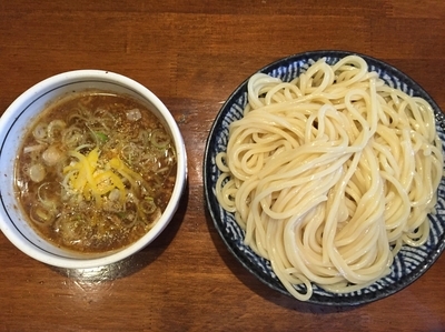 「つけそば ゆず醤油」@麺 一直の写真