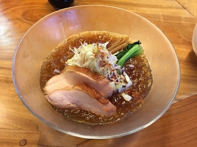 「限定 冷し煮干(800円)」@白河手打中華そば  一番いちばんの写真