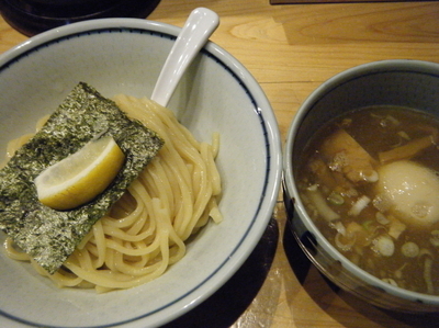 「期間限定：塩つけ麺700円＋味玉120円」@蕾 煮干 分家の写真