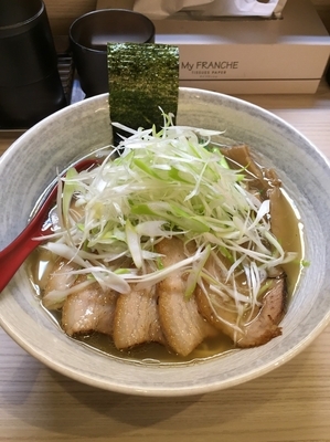 「ねぎチャーシュー塩ラーメン」@めんや佐高の写真