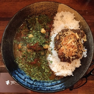 「あいがけカレー（チキン／10辛）」@カレーノトリコの写真