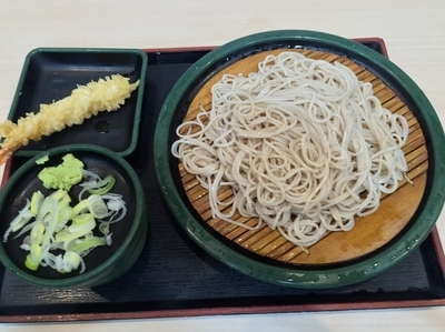 「もり＋海老天（￥320＋無料クーポン）」@ゆで太郎 川崎砂子店の写真