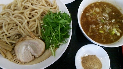 「つけめん（750円）」@とんや食堂の写真