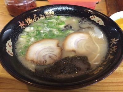 「ラーメン＋半焼き飯」@水城らあ麺の写真