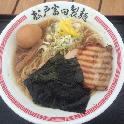 「特製中華そば」@松戸富田製麺 三井アウトレットパーク木更津店の写真