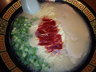 「天然とんこつラーメン(790円)」@一蘭 小倉店の写真