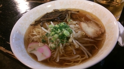 「ひろめラーメン+ゆずサワー」@しもだ屋の写真