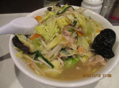 「たんめん（太麺・中盛）￥800」@麺処 まるよし商店の写真