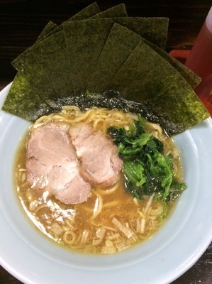 「ラーメン小530円、海苔100円」@ちゃーしゅうりきの写真