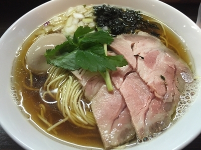 「味玉中華そば800円」@中華そば 先崎の写真