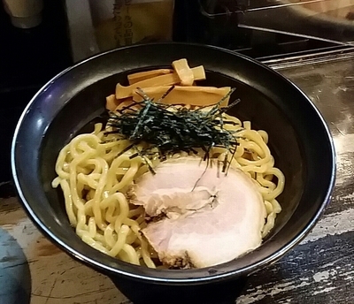 「つけめん正油だれ８００円」@極太めん ひでまる 千波店の写真