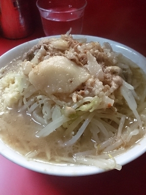 「ラーメン(全マシ)」@ラーメン二郎 三田本店の写真