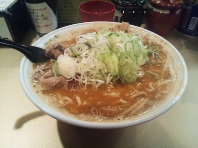 「カレーラーメン（850円）+麺中盛（サ－ビス）」@超ごってり麺 ごっつ 新小岩店の写真