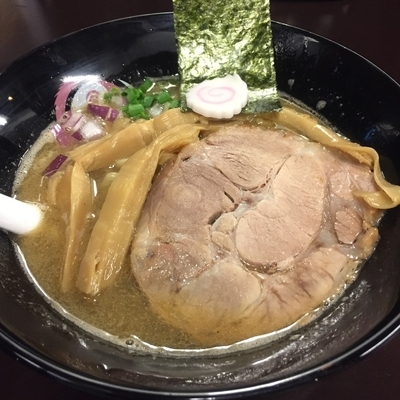 「鯛焼き干し中華そば（￥750）」@おおぜき中華そば店 早稲田店の写真