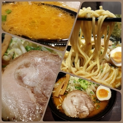 「コク辛豚骨」@ラーメン春樹 新秋津店の写真