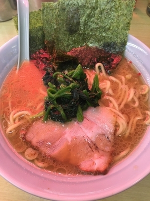 「らーめん、半ライス」@人形町らーめん いなせの写真