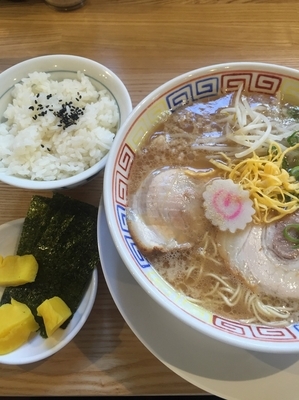 「丸得定食」@中華そば 三浦の写真