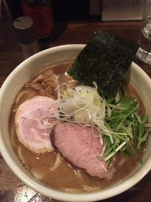 「濃い出汁そば、大盛り」@日本橋 製麺庵 なな蓮の写真
