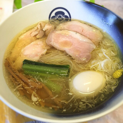 「塩らぁ麺」@飯田商店 湯河原本店の写真