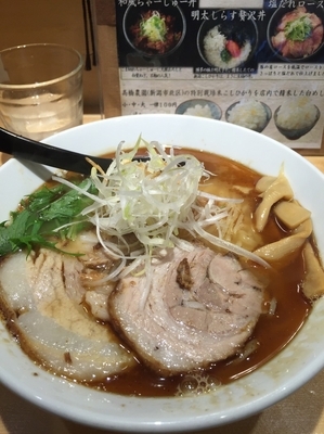 「焼きあご塩ラーメン大盛り」@焼きあご塩らー麺 たかはし 新宿本店の写真