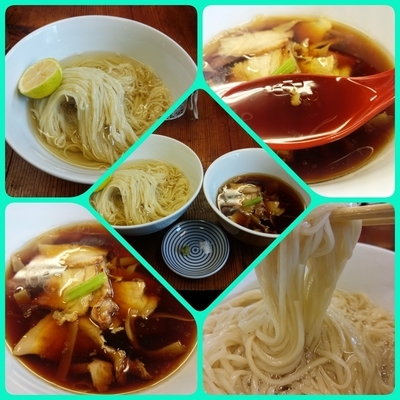 「醤油つけ麺」@飯田商店 湯河原本店の写真