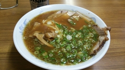 「中華そば+麦酒」@浅月 本店の写真