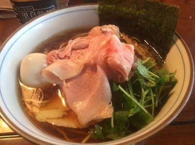 「特製四つ葉そば（かため）」@中華そば 四つ葉の写真