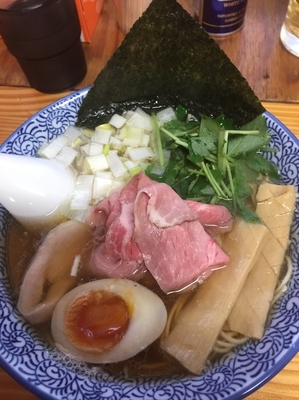 「煮干しそば(白醤油)680円」@中華そば よしかわの写真