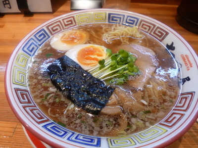 「支那そば+煮玉子」@ちばき屋 仙台店の写真