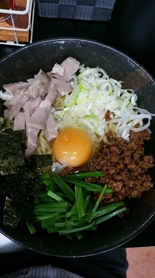 「まぜそば」@中華そば 旋の写真