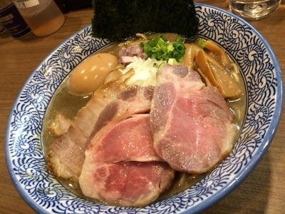 「特製極上濃厚煮干そば」@煮干しつけ麺 宮元の写真