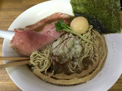 「【限定】濃純煮干ラーメン（750円）」@へべれ家の写真