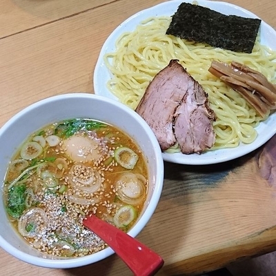 「味噌つけめん＋味玉」@らーめん たきたろうの写真