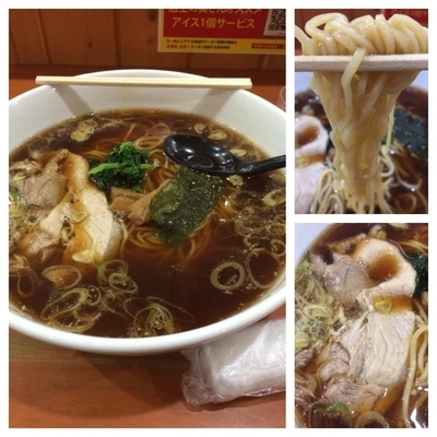 「醤油ラーメン 大盛り  650円」@らーめん ヒグマ 女池店の写真