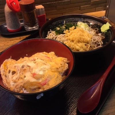 「玉子丼セット（￥400）」@そば新 蒲田西口店の写真