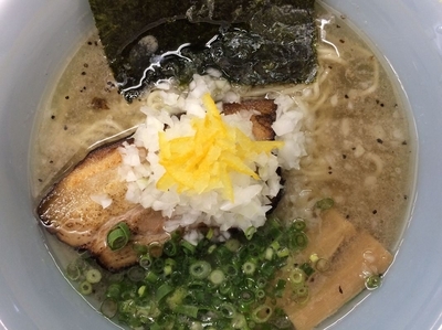「牛骨ラーメン塩 800円」@ラーメン 樂只の写真