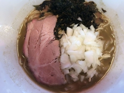 「極煮干しそば塩 780円」@麺屋SOの写真