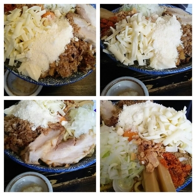 「カレーまぜそば特盛り＋Ｗチーズ（ニンニク、マヨネーズ）」@狼煙 〜NOROSHI〜の写真